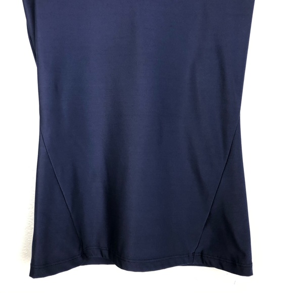 Under Armour Heat Gear Navy Blue Fitted Top Small - Picture 8 of 14